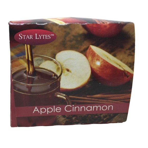 Star Lytes- Apple Cinnamon Red Candle- New in Box - Last up to 30 hours! - Picture 4 of 5